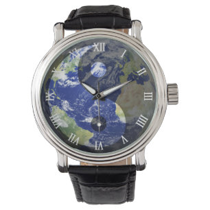 Yin-Yang Harmony on Our Planet W/ Clockface Horloge