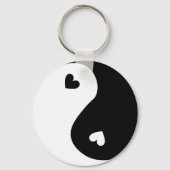 Yin Yang Hearts Design Sleutelhanger (Voorkant)