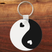 Yin Yang Hearts Design Sleutelhanger (Voorkant)