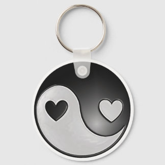 yin yang hearts sleutelhanger