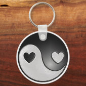 yin yang hearts sleutelhanger (Voorkant)
