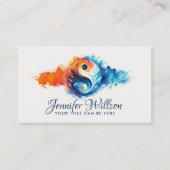 Yin Yang - hemels evenwicht Visitekaartje (Voorkant)