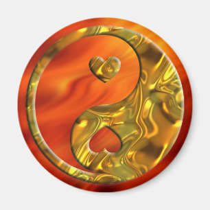 Yin & Yang/het goud van Harten Magneet