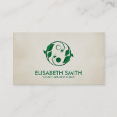Yin Yang -Holistic Wellness Coach Visitekaartje (Voorkant)