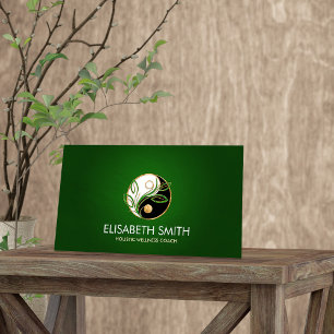 Yin Yang -Holistische Wellness Coach Visitekaartje