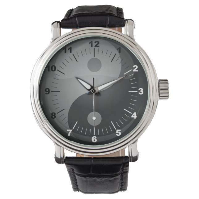 Yin Yang Horloge (Voorkant)