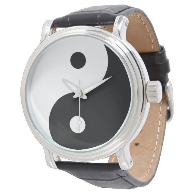 "Yin Yang" Horloge (Gekanteld)