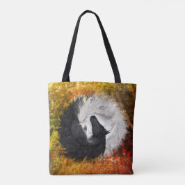 Yin Yang Horses Summer/Herfst tweezijdig Tas
