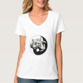 Yin-Yang Husky T-Shirt (Voorkant)