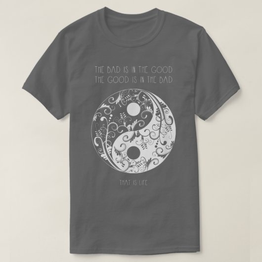 Yin Yang in Harmony T-shirt (Design voorkant)