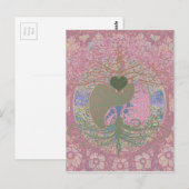 Yin Yang in het roze Briefkaart (Voorkant / Achterkant)