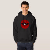 Yin Yang in vlucht Hoodie (Voorkant volledig)