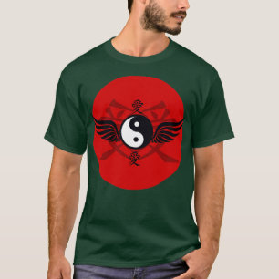 Yin Yang in vlucht T-shirt