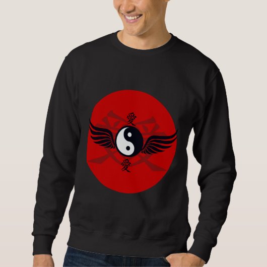 Yin Yang in vlucht Trui (Voorkant)