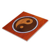 Yin-Yang Inlay Tegeltje (Zijkant)