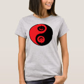 Yin Yang Jack-o-lantaarn Pumpkins T-shirt (Voorkant)