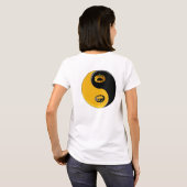 Yin Yang Jack-o-lantern Pumpkins T-shirt (Achterkant volledig)
