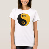 Yin Yang Jack-o-lantern Pumpkins T-shirt (Voorkant)