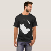 Yin Yang Jack Russell Grappig JRT Symbool Zen Medi T-shirt (Voorkant volledig)