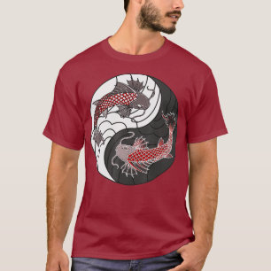 Yin Yang Japans Koi Fish T-shirt