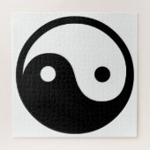 Yin Yang Jigzaag Puzzle Legpuzzel (Horizontaal)