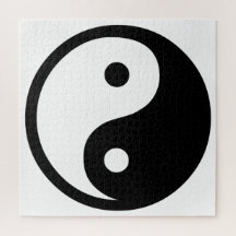 Yin Yang Jigzaag Puzzle