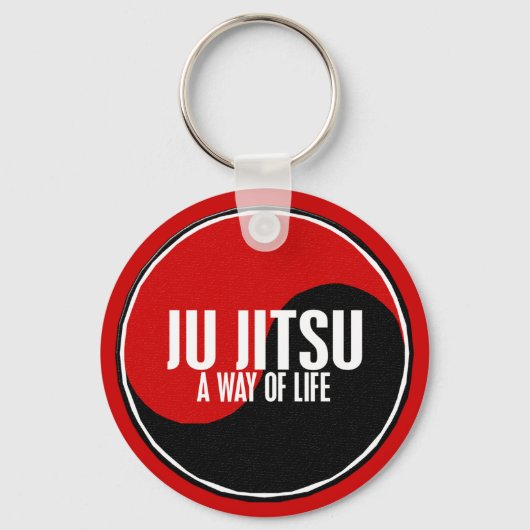 Yin Yang JU JITSU 1 Sleutelhanger (Voorkant)