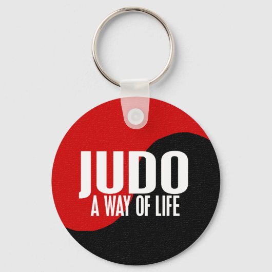 Yin Yang JUDO 1 Sleutelhanger (Voorkant)