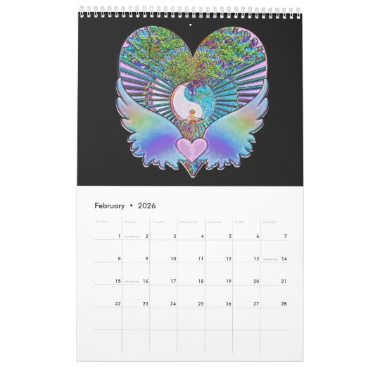 Yin Yang Kalender (Feb 2026)