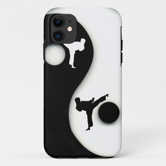 Yin & Yang Karate Hoesje-Mate iPhone 5 Hoesje (Achterkant)
