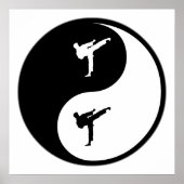 Yin Yang Karate Poster (Voorkant)