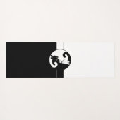 Yin Yang katten Yogamat (Achterkant (horizontaal))