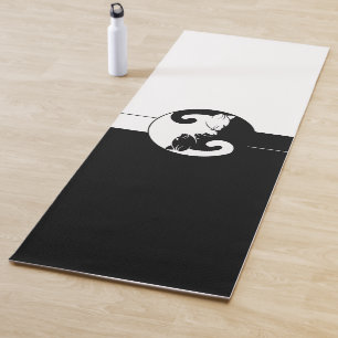 Yin Yang katten Yogamat