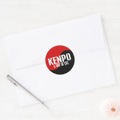 Yin Yang Kenpo Ronde Sticker (Envelop)