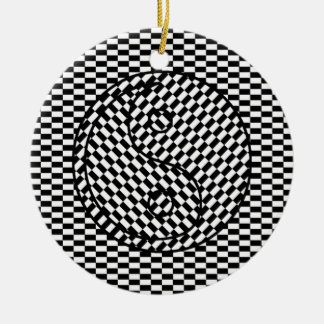 Yin Yang Keramisch Ornament