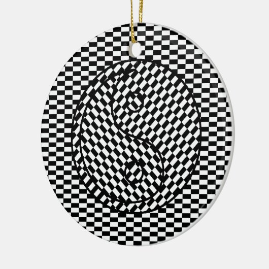 Yin Yang Keramisch Ornament (Links)
