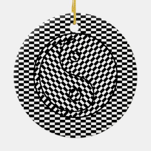 Yin Yang Keramisch Ornament (Achterkant)