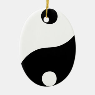 Yin Yang Keramisch Ornament