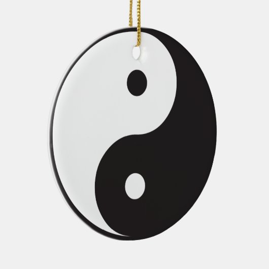Yin Yang Keramisch Ornament (Rechts)