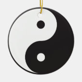 Yin Yang Keramisch Ornament (Voorkant)