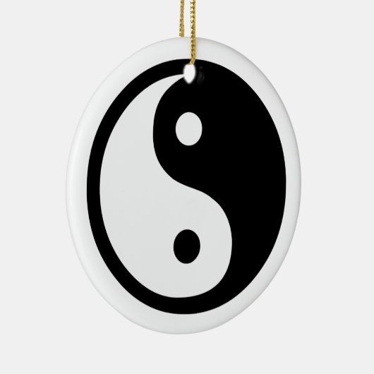 Yin Yang Keramisch Ornament (Rechts)