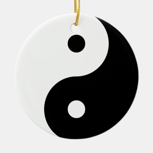 "YIN YANG" KERAMISCH ORNAMENT (Voorkant)