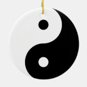 "YIN YANG" KERAMISCH ORNAMENT (Achterkant)