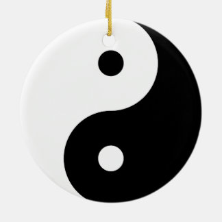 "YIN YANG" KERAMISCH ORNAMENT