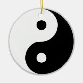 Yin & Yang Keramisch Ornament (Voorkant)
