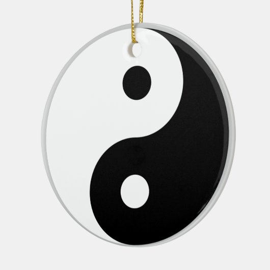 Yin & Yang Keramisch Ornament (Links)