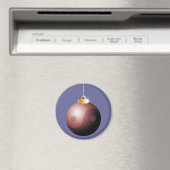 Yin Yang kerstbal in het rood Magneet (Insitu (Vaatwasser))