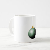 Yin Yang kerstbal Koffiemok (Voorkant links)