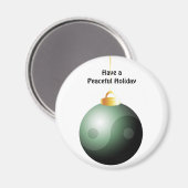 Yin Yang kerstbal Magneet (Voorkant / Achterkant)