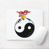 Yin & Yang kerstbal Muismat (Met muis)